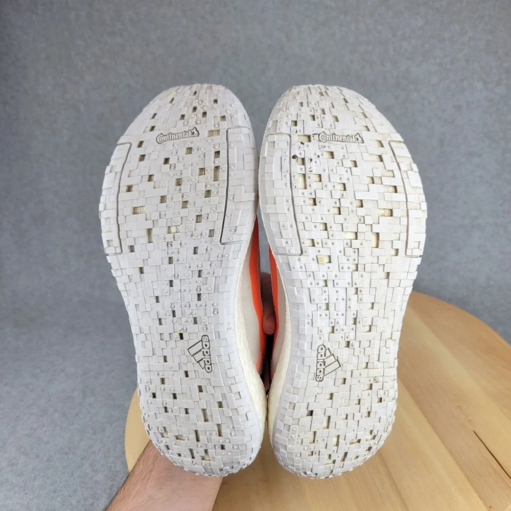 Adidas Stella McCartney Pulseboost HD Women 6 White Orange EF2150 Running Shoes